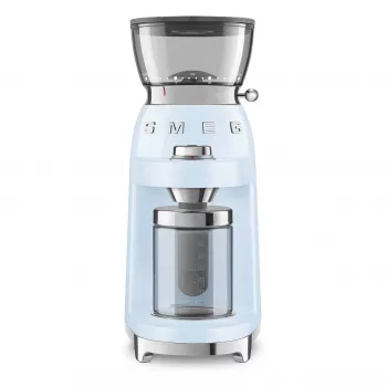 Smeg CGF03PBEU Kaffeemühle, 15 Mahlgradeinstellungen, 240 g Bohnenkapazität, 150 W, Pastellblau