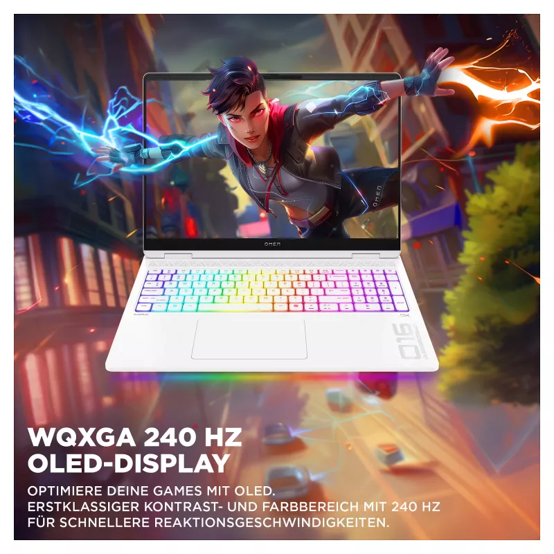 HP OMEN Max 16-ah0195ng Gaming Laptop 16 Zoll QHD 240Hz Intel Core Ultra 9 275HX 32GB RAM 1TB SSD RTX 5080 Windows 11 Home Shadow Black