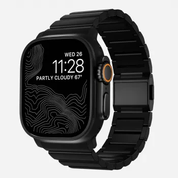NOMAD Titanium Band für Apple Watch 46/49mm Silber