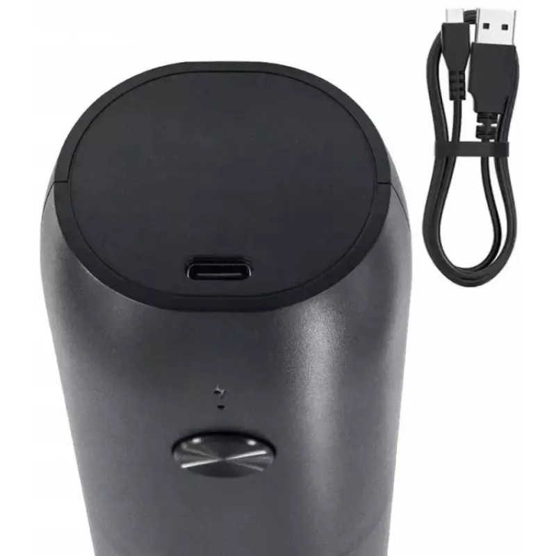 PROMIS MP35X2 Elektrisches Salz- und Pfeffermühlen-Set mit Ständer, Edelstahl/Silber, 2x 220 mm, Keramikmahlwerk, batteriebetrieben, LED-Licht