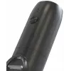 PROMIS MP35X2 Elektrisches Salz- und Pfeffermühlen-Set mit Ständer, Edelstahl/Silber, 2x 220 mm, Keramikmahlwerk, batteriebetrieben, LED-Licht