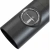 PROMIS MP35X2 Elektrisches Salz- und Pfeffermühlen-Set mit Ständer, Edelstahl/Silber, 2x 220 mm, Keramikmahlwerk, batteriebetrieben, LED-Licht