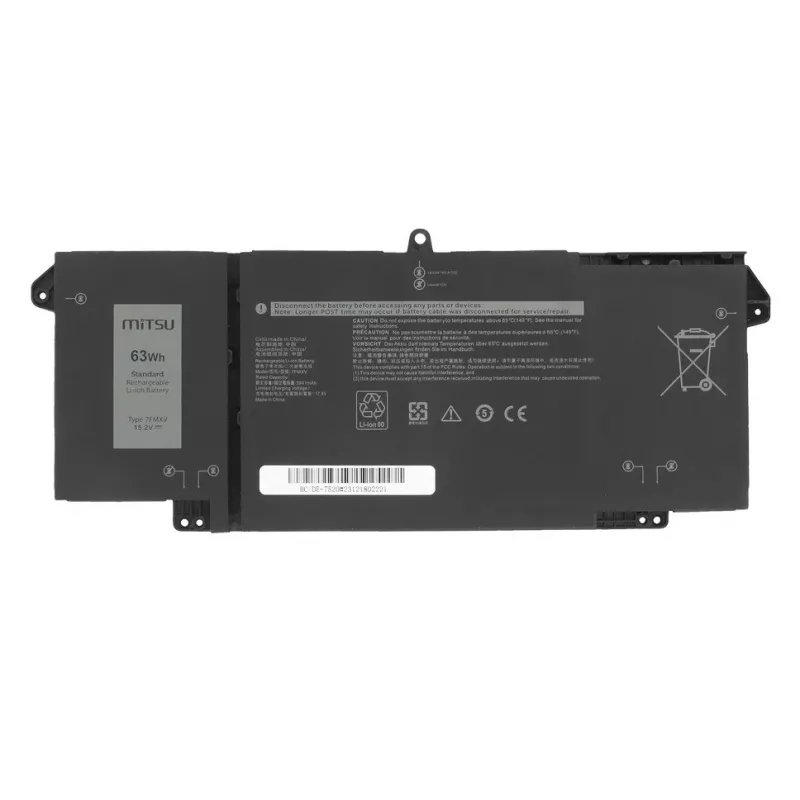 MITSU Akku 7FMXV für Dell Latitude 5320 7320 7420 7520 - 15,2 V 3600 mAh (55 Wh)