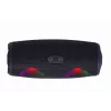 Gembird SPK-BT-LED-02 Tragbarer Bluetooth-Party-Lautsprecher, 10 W, Schwarz