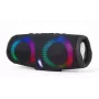 Gembird SPK-BT-LED-02 Tragbarer Bluetooth-Party-Lautsprecher, 10 W, Schwarz