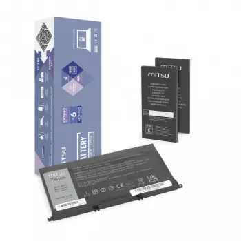 MITSU Akku Dell Inspiron 357F9 5577 7557 6600mAh 14,8V Li-Ion