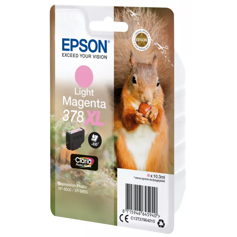 Epson 378XL Light Magenta Druckerpatrone - 10,3 ml - XL - Original - Claria Photo HD
