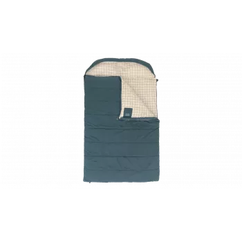 Outwell Camper Lux Double Blue Schlafsack 235x150 cm -16 bis 5 °C Reißverschluss beidseitig