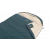 Outwell Camper Lux Double Blue Schlafsack 235x150 cm -16 bis 5 °C Reißverschluss beidseitig