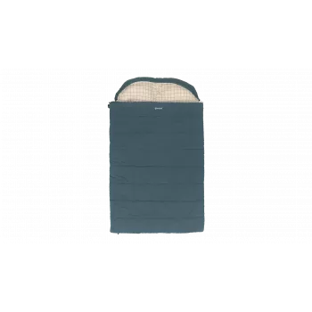 Outwell Camper Lux Double Blue Schlafsack 235x150 cm -16 bis 5 °C Reißverschluss beidseitig