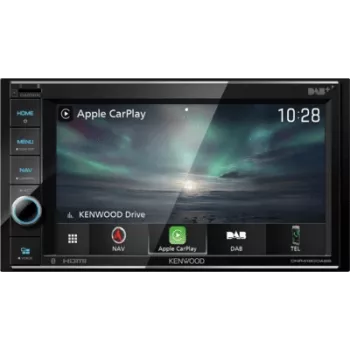 Kenwood DNR4190DABS 6.2 inch Touchscreen 2-DIN Bluetooth DAB+ Car Receiver mit Garmin Navigation