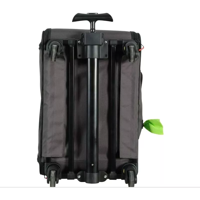 ZOLUX NOMAD Haustiertransportbox auf Rädern für Hunde und Katzen 47x32x27 cm Schwarz