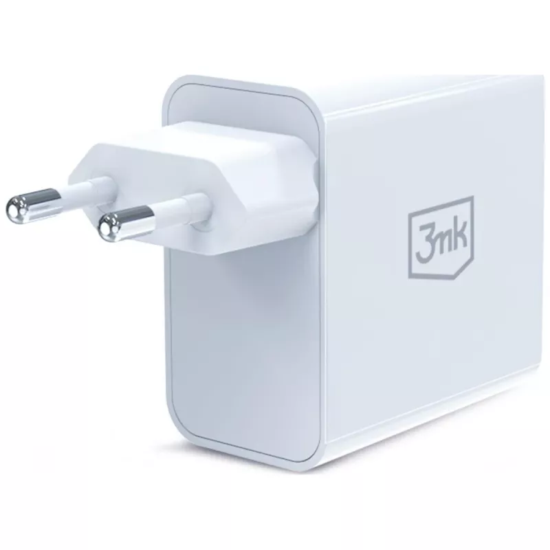 3MK FlowPower 45W PD 3.0 QC4+ GaN Charger White