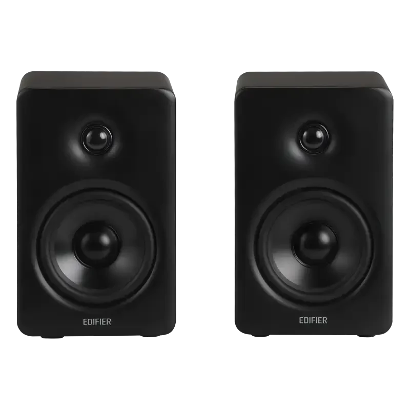 Edifier M90 Kompakte aktive 2.0-Lautsprecher, Schwarz