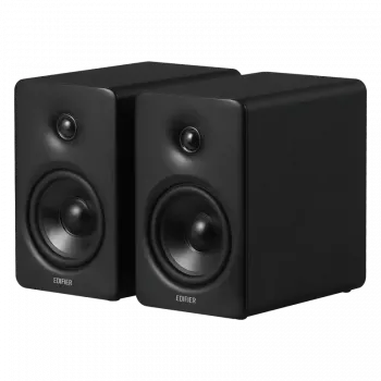 Edifier M90 Kompakte aktive 2.0-Lautsprecher, Schwarz