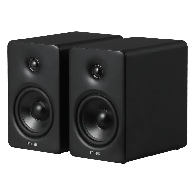Edifier M90 Kompakte aktive 2.0-Lautsprecher, Schwarz