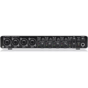 Behringer UMC404HD USB Audio Interface 4x4 24-bit/192 kHz mit MIDAS Preamps