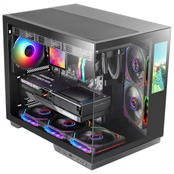 Tacens Mars Gaming MCMIRAGE Midi-Tower Computergehäuse Schwarz