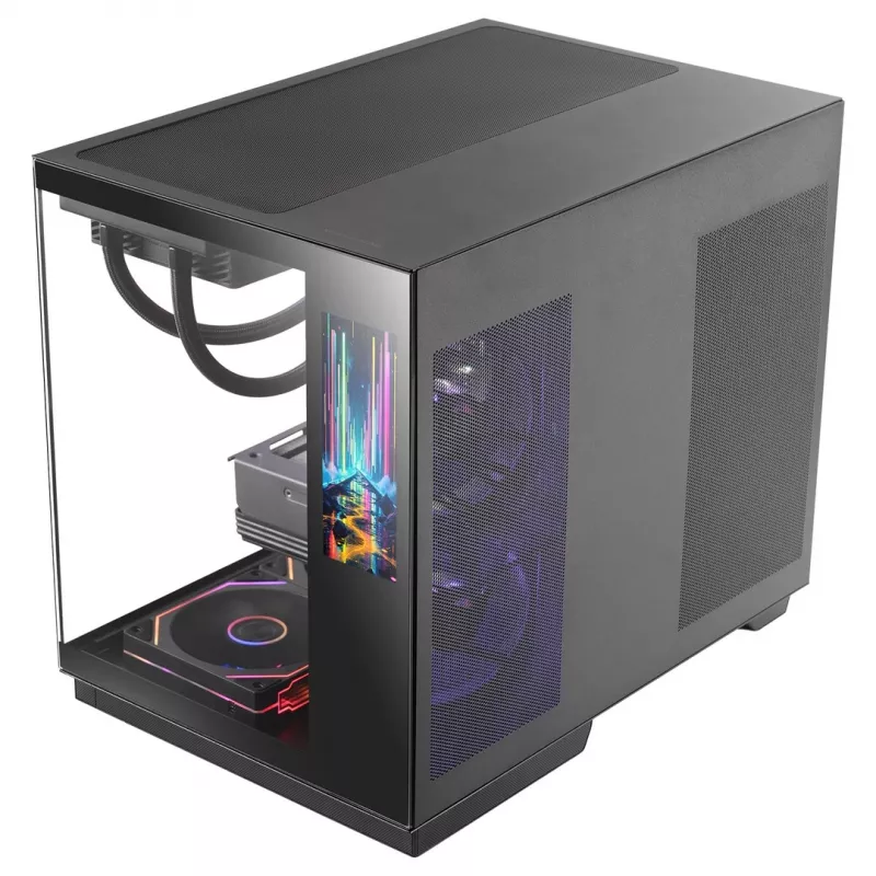 Tacens Mars Gaming MCMIRAGE Midi-Tower Computergehäuse Schwarz
