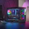 Tacens Mars Gaming MCMIRAGE Midi-Tower Computergehäuse Schwarz