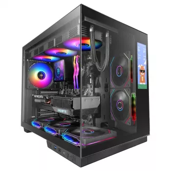 Tacens Mars Gaming MCMIRAGE Midi-Tower Computergehäuse Schwarz