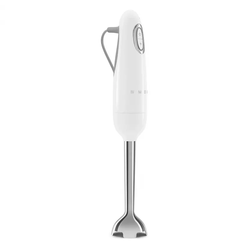 SMEG HBF03WHEU Stabmixer, 700 W, Edelstahl-Mixarm, Weiß