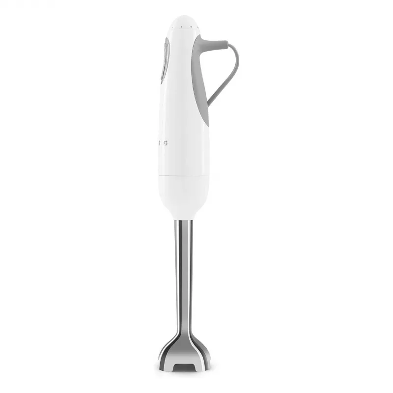 SMEG HBF03WHEU Stabmixer, 700 W, Edelstahl-Mixarm, Weiß