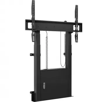 ONKRON FPRO2L-30-B Mobiler Bodenständer für 55-100 Zoll Fernseher, Schwarz