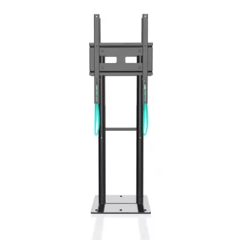 ONKRON FPRO2L-20-B Mobiler TV-Wagen für 55-100 Zoll Fernseher, Schwarz