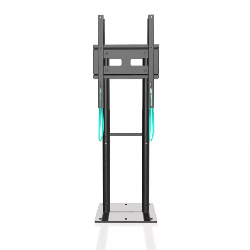 ONKRON FPRO2L-20-B Mobiler TV-Wagen für 55-100 Zoll Fernseher, Schwarz