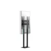ONKRON FPRO2L-20-B Mobiler TV-Wagen für 55-100 Zoll Fernseher, Schwarz