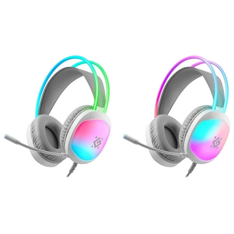 Defender Eclipse RGB Gaming Headset Weiß