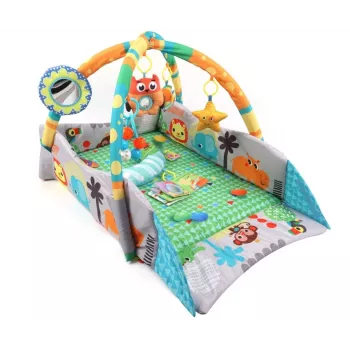 MILLY MALLY 4-in-1 Dschungel-Spielmatte, Trockenpool, Laufstall