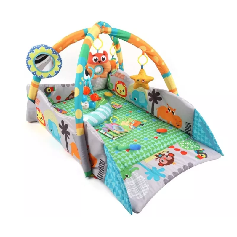 MILLY MALLY 4-in-1 Dschungel-Spielmatte, Trockenpool, Laufstall