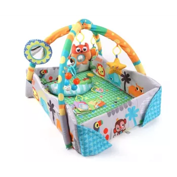 MILLY MALLY 4-in-1 Dschungel-Spielmatte, Trockenpool, Laufstall