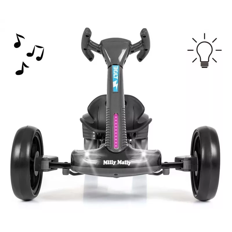 MILLY MALLY Go-kart Battery-powered Bolt Black