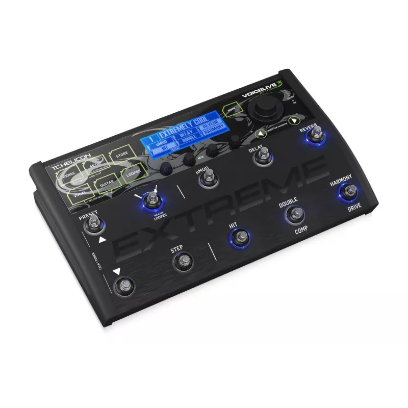 TC-Helicon VoiceLive 3 Extreme - Gitarren- & Gesangs-Multieffektprozessor mit Looper