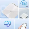 AWEI SS1 Multifunktionale Körperwaage mit Bluetooth 5.0, Weiß
