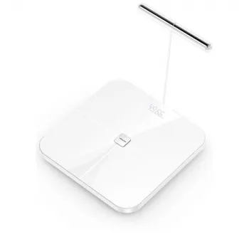 AWEI SS1 Multifunktionale Körperwaage mit Bluetooth 5.0, Weiß