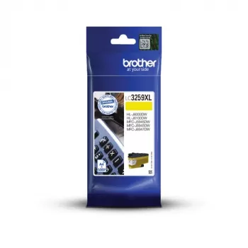 Brother LC3259XLYP Extra High Yield Yellow Ink Cartridge (5000 Seiten) - Original