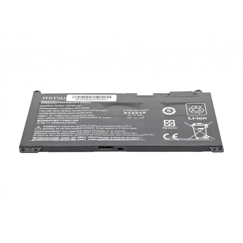 MITSU Akku für HP 450 G4, 470 G4 3500 mAh (40 Wh) 11,4 Volt