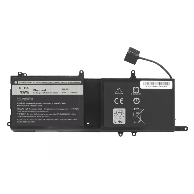 MITSU Laptop-Akku für Dell Latitude 3410, 3510, Inspiron 5401, 5402, 5501, 5502, 5505 - 3600mAh, 11,4V, 41Wh, Li-Ion