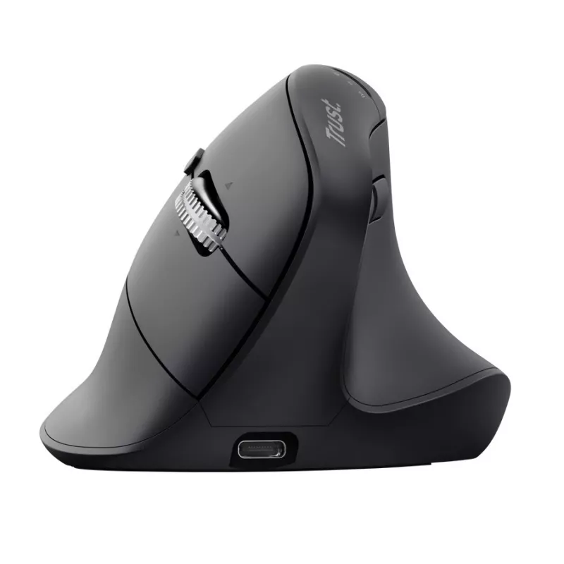 Trust Vyran Ergo Hyperscroll Wireless Mouse - Rechtshänder, optisch, 4800 DPI, RGB, wiederaufladbar