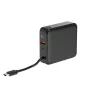 Gembird PB10-WPC15-LCD-01 Schnelllade-Powerbank mit kabellosem Ladegerät, 20 W, 10000 mAh, Schwarz