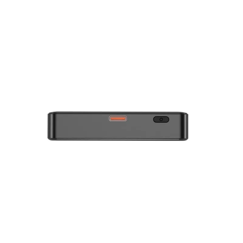 Gembird PB10-WPC15M-LCD-01 Magnetische kabellose Powerbank mit LCD, 15W, 10000 mAh, Schwarz