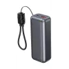 Gembird PB10-PD20-LCD-02 Kompakte Schnelllade-Powerbank mit LCD-Display, 20W, 10000 mAh, Space Grey