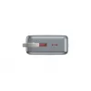 Gembird PB20-PD65-LCD-01 Schnelllade-Powerbank mit integrierten Kabeln, 65W, 20000 mAh, Schwarz