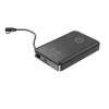 Gembird PB10-WPC15MS-01 Magnetische Wireless Powerbank mit integriertem Standfuß, 15W, 10000 mAh, Schwarz
