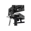 Ergotron WorkFit-C Single HD Sit-Stand Workstation - Mobile Cart - Black, Grey - 12,7 kg - 76,2 cm (30 inch) - VESA 75x75, 100x100, 200x100, 200x200 - 360°