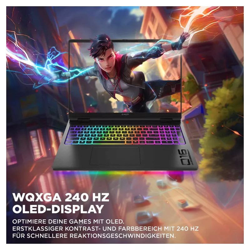 HP OMEN MAX 16-ah0193ng 16,0 inch QHD IPS 240Hz Gaming-Laptop, Intel Core Ultra 9 275HX, 32GB RAM, 1TB SSD, RTX 5080, Windows 11 Home